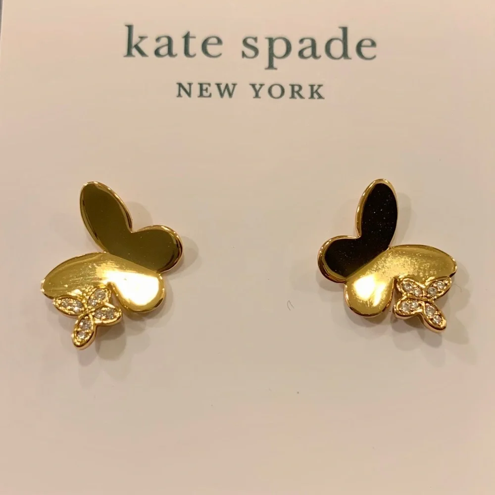 kate spade ♠️ NY in a flutter 🦋 stud earrings